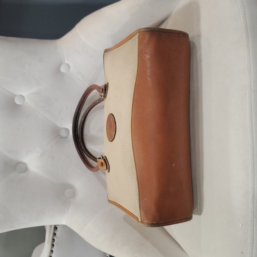 Vintage dooney & Bourke allweather  large top handle satchel crossbody bag - Picture 7 of 16
